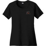 Biggby Bandits Ladies PosiCharge Tri-Blend Wicking Scoop Neck Raglan Tee